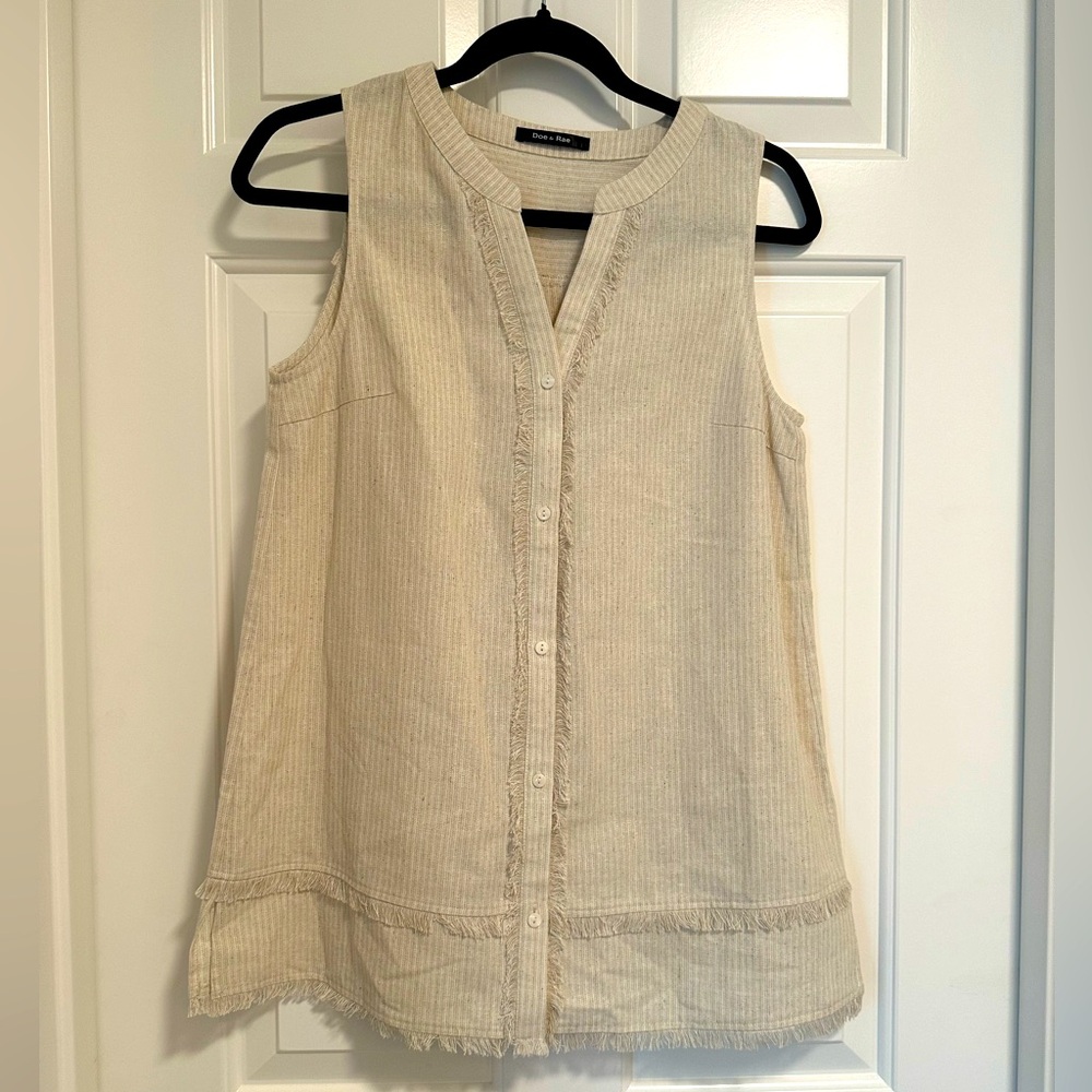 Doe & Rae Sleeveless Blouse